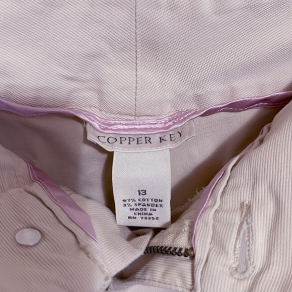 Copper Key Corduroy Khaki Size 13 Women's Shorts‎ with Pockets - Picture 3 of 7